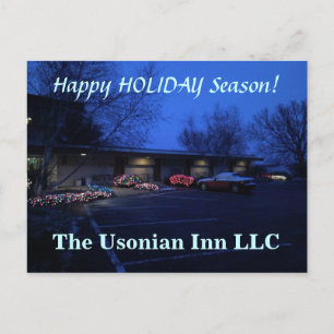 Cartão Postal De Festividades Boas festas