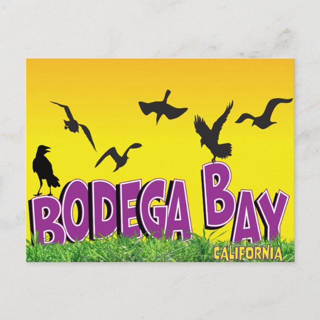 Cartão Postal De Festividades Bodega Bay (Frente)