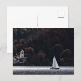 Cartão Postal De Festividades Bodman Lake Constance Alemanha