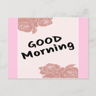 Cartão Postal De Festividades Bom dia