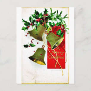 Cartão Postal De Festividades Bom e velho Natal