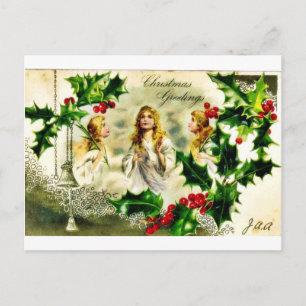 Cartão Postal De Festividades Bom e velho Natal