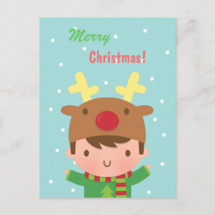 Cartão Postal De Festividades Bom Natal Para Ele.