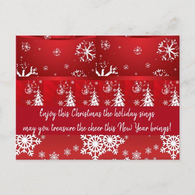 Cartão Postal De Festividades Bonitas Expressões - Cartão-postal de Férias (Frente)