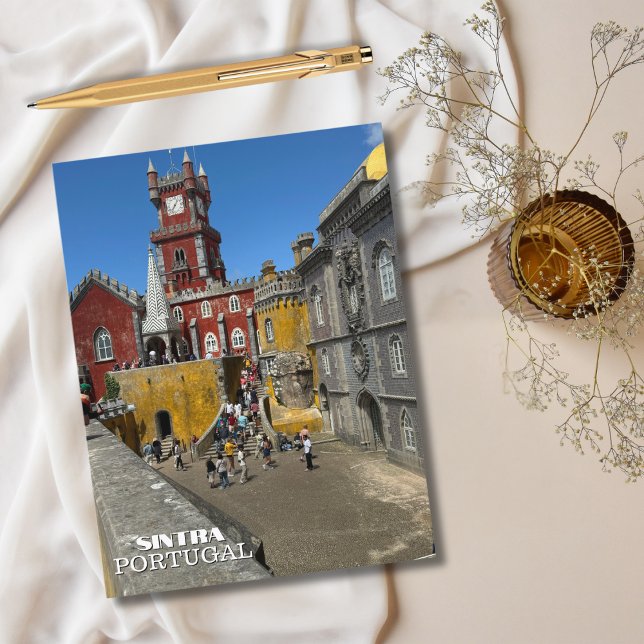 Cartão Postal De Festividades Bonito Castelo Sintra Portugal Fotografia Viagem (Criador carregado)