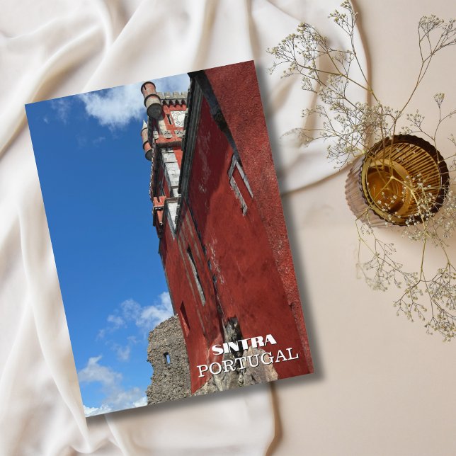 Cartão Postal De Festividades Bonito Castelo Sintra Portugal Fotografia, Viagem (Criador carregado)