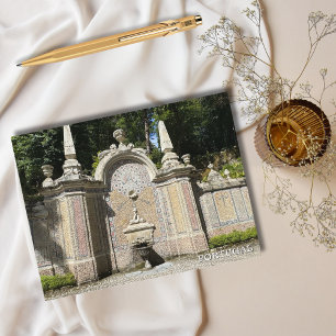 Cartão Postal De Festividades Bonito Jardim, Sintra Portugal Fotografia, Viagem
