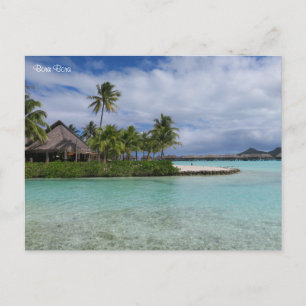 Cartão Postal De Festividades Bora Bora