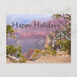 Cartão Postal De Festividades Borda Sul do Grand Canyon