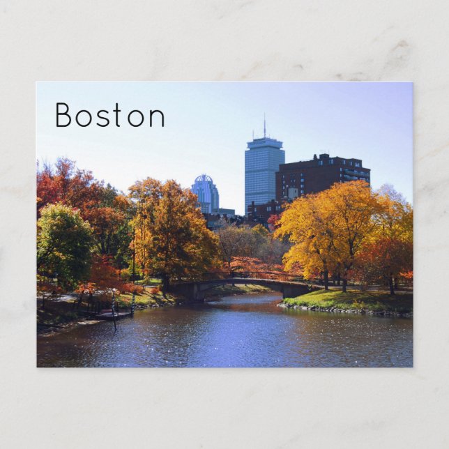 Cartão Postal De Festividades Boston (Frente)