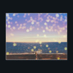 Cartão Postal De Festividades Brighton Beach com luzes brilhantes<br><div class="desc">Foto tirada de Brighton Beach,  Reino Unido com luzes brilhantes adicionadas no primeiro plano</div>