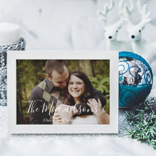 Cartão Postal De Festividades Brindemos a um Novo Ano Foto