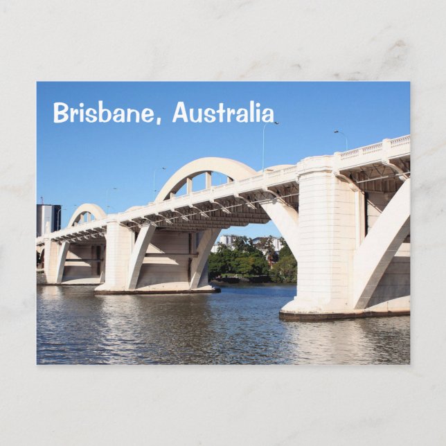 Cartão Postal De Festividades Brisbane, Austrália: Ponte William Jolly (Frente)