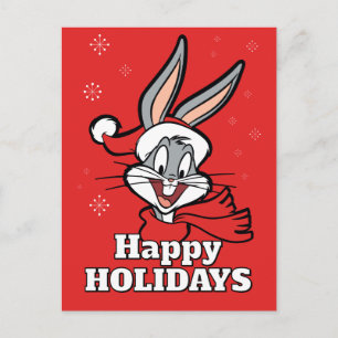 Cartão Postal De Festividades BUGS BUNNY™ Holiday Cheer