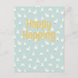 Cartão Postal De Festividades Bunny Tails