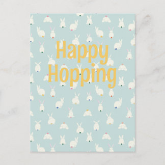 Cartão Postal De Festividades Bunny Tails