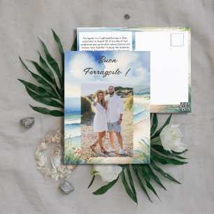 Cartão Postal De Festividades Buon Ferraguitalian Celebration