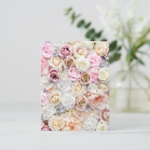 Cartão Postal De Festividades Buquês dos Rosas 1