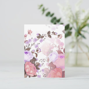 Cartão Postal De Festividades Buquês dos Rosas 5
