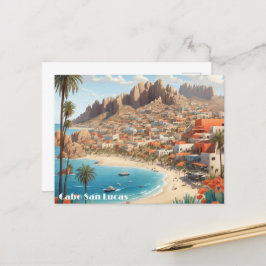 Cartão Postal De Festividades Cabo San Lucas Mexico Beach Ocean Trip Postcard