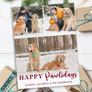 Cartão Postal De Festividades Cachorro Cachorro Pet Foto Red Quarantine Pandemia