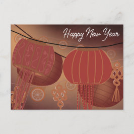 Cartão Postal De Festividades Calendário do Ano Novo Chinês 2023