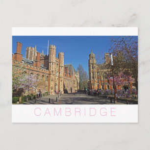 Cartão Postal De Festividades Cambridge