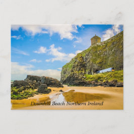 Cartão Postal De Festividades Caminho de ferro através das areias de Descida Bea