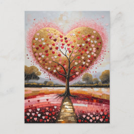 Cartão Postal De Festividades Caminho para o Coração