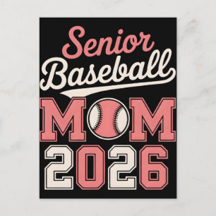 Cartão Postal De Festividades Camisa Esportiva Família Orgulhosa da Mãe Sênior d