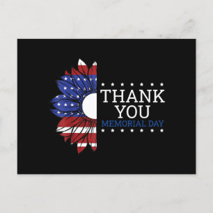 Cartão Postal De Festividades Camisas do Dia da Memória da Bandeira Americana pa