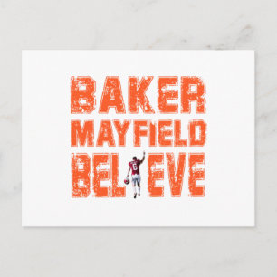 Cartão Postal De Festividades Camiseta Básica Legal Baker Mayfield Essential  Es