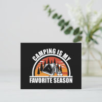 Camping é o meu slogan de acampamento engraçado da