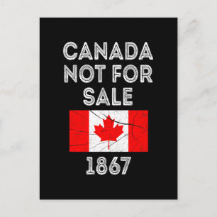 Cartão Postal De Festividades Canadá Não Para Venda - Orgulhoso e Patriótico