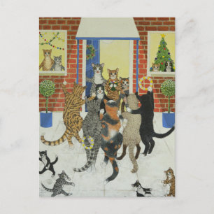 Cartão Postal De Festividades Canções de natal do Natal