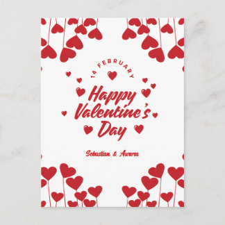 Cartão Postal De Festividades "Captured by Your Love" – Elegant Modern Valentine