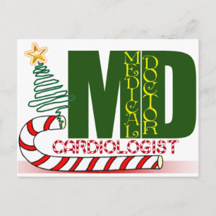 CARTÃO POSTAL DE FESTIVIDADES CARDIOLOGISTA DE NATAL