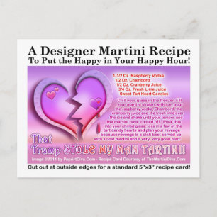 Cartão Postal De Festividades Carimbo Roubou Meu Homem Tartini Namorados Martini