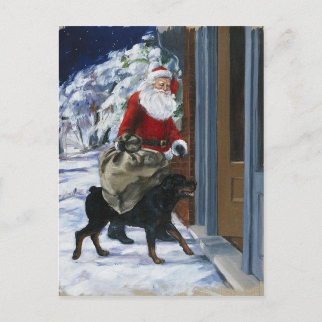 Cartão Postal De Festividades Carl Helping Papai Noel de<Carl's Christmas>b (Frente)