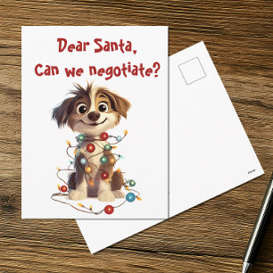 Cartão Postal De Festividades Caros Papais noeis Cartão-postal de Natal