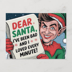 Cartão Postal De Festividades Caros Papais noeis, tenho sido um Design de divers