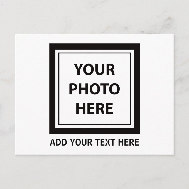 Cartão Postal De Festividades Carregar Foto de Imagem e Adicionar Texto - Person (Frente)