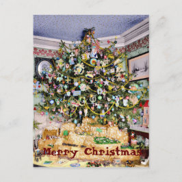 Cartão Postal De Festividades Cartão da árvore de Natal