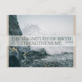 Cartão Postal De Festividades Cartão de Afirmação de Nascimento