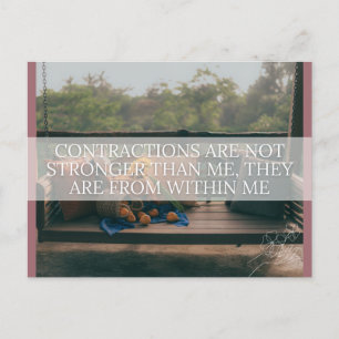 Cartão Postal De Festividades Cartão de Afirmação de Nascimento