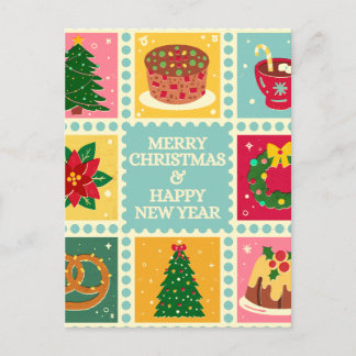 Cartão Postal De Festividades Cartão de agradecimento