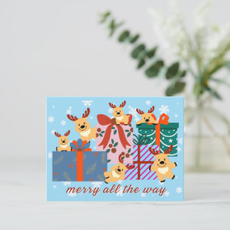 Cartão Postal De Festividades Cartão de Boas Festas
