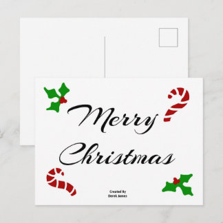 Cartão Postal De Festividades Cartão de Boas Festas