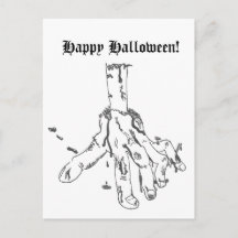 Cartão de Boas Festas de Halloween