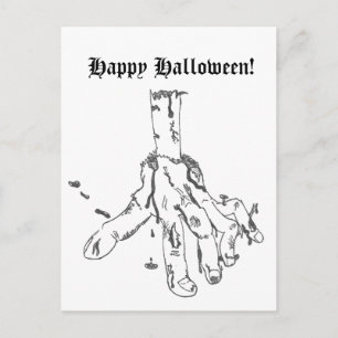 Cartão Postal De Festividades Cartão de Boas Festas de Halloween